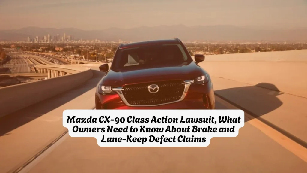Mazda CX-90 Class Action Lawsuit, What Owners Need to Know About Brake and Lane-Keep Defect Claims