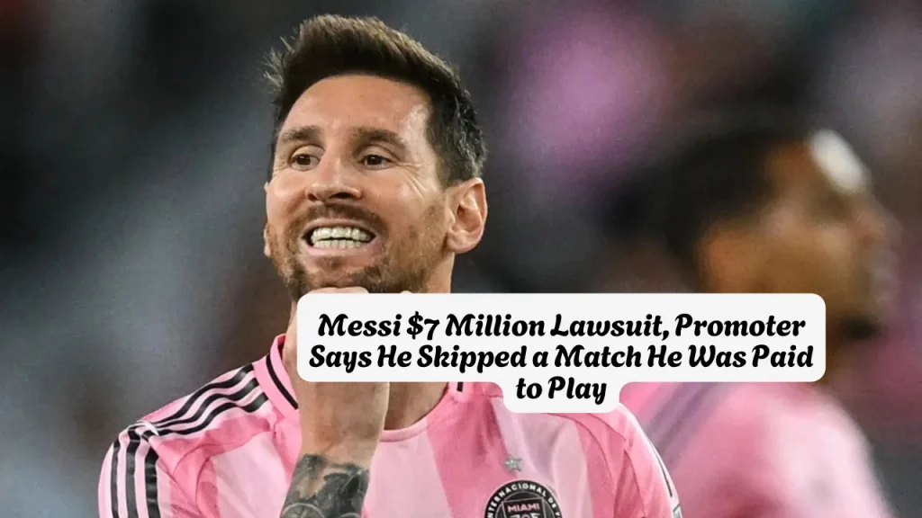Messi $7 Million Lawsuit, Promoter Says He Skipped a Match He Was Paid to Play Did He Break His Contract at a Florida Soccer Match?