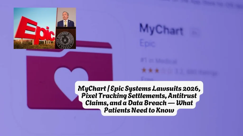 MyChart / Epic Systems Lawsuits 2026, Pixel Tracking Settlements, Antitrust Claims, and a Data Breach — What Patients Need to Know