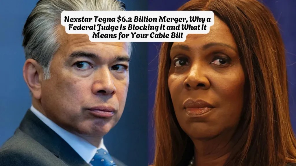 Nexstar Tegna $6.2 Billion Merger, Why a Federal Judge Is Blocking It and What It Means for Your Cable Bill