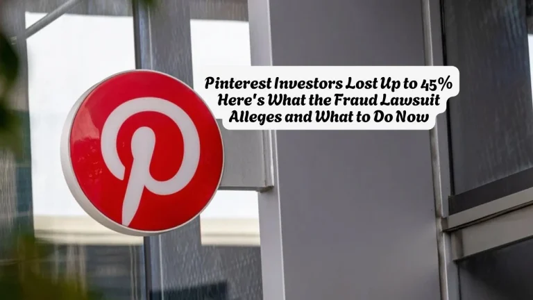 Pinterest Investors Lost Up to 45% Here's What the Fraud Lawsuit Alleges and What to Do Now