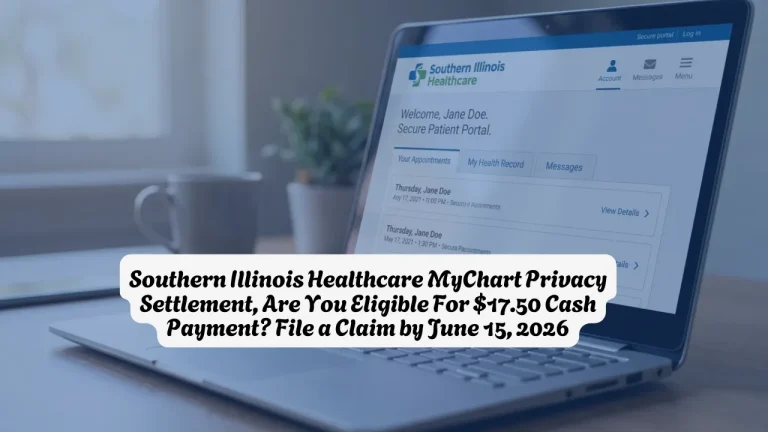 Southern Illinois Healthcare MyChart Privacy Settlement, Are You Eligible For $17.50 Cash Payment File a Claim by June 15, 2026
