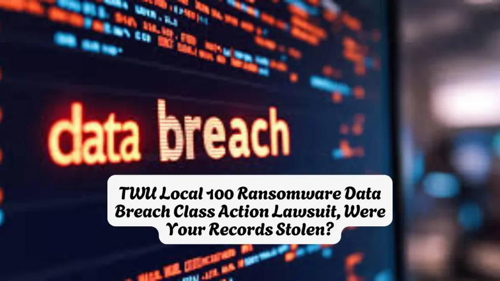 TWU Local 100 Ransomware Data Breach Class Action Lawsuit, Were Your Records Stolen?