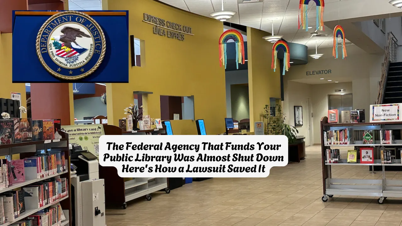 Imls Library IMLS Library Funding Lawsuit Settlement With DOJ