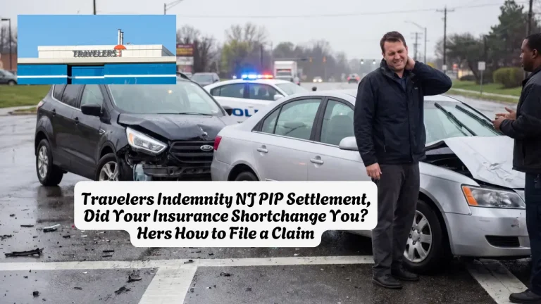 Travelers Indemnity NJ PIP Settlement, Did Your Insurance Shortchange You Hers How to File a Claim