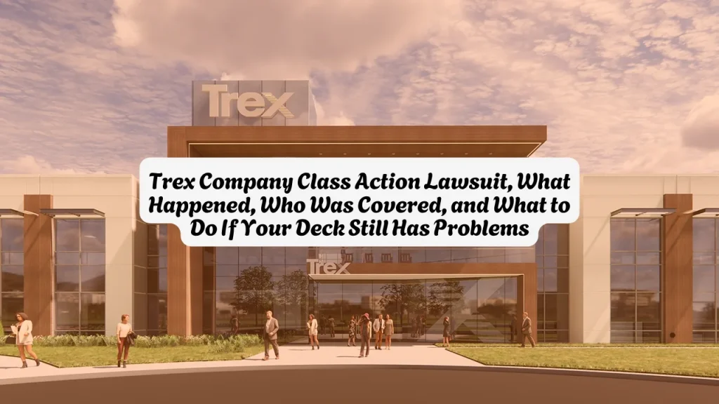 Trex Company Class Action Lawsuit, What Happened, Who Was Covered, and What to Do If Your Deck Still Has Problems