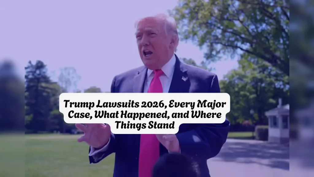 Trump Lawsuits 2026, Every Major Case, What Happened, and Where Things Stand