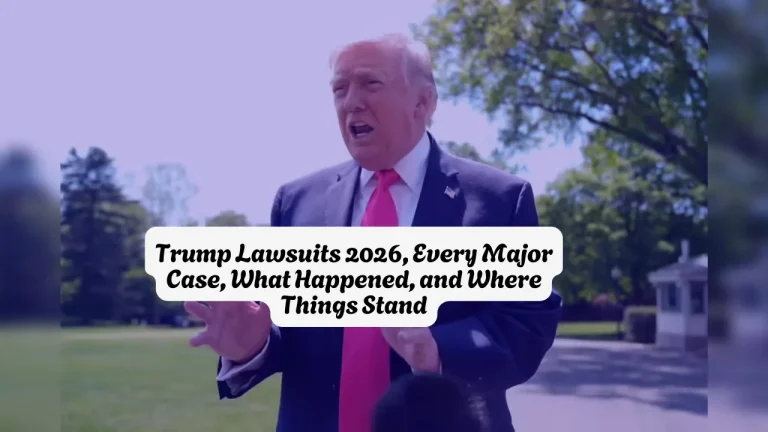 Trump Lawsuits 2026, Every Major Case, What Happened, and Where Things Stand