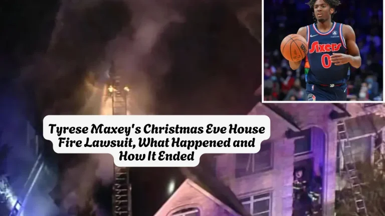 Tyrese Maxey's Christmas Eve House Fire Lawsuit, What Happened and How It Ended