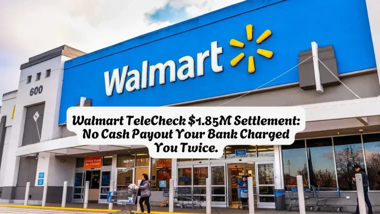 Walmart TeleCheck $1.85M Settlement No Cash Payout Your Bank Charged You Twice
