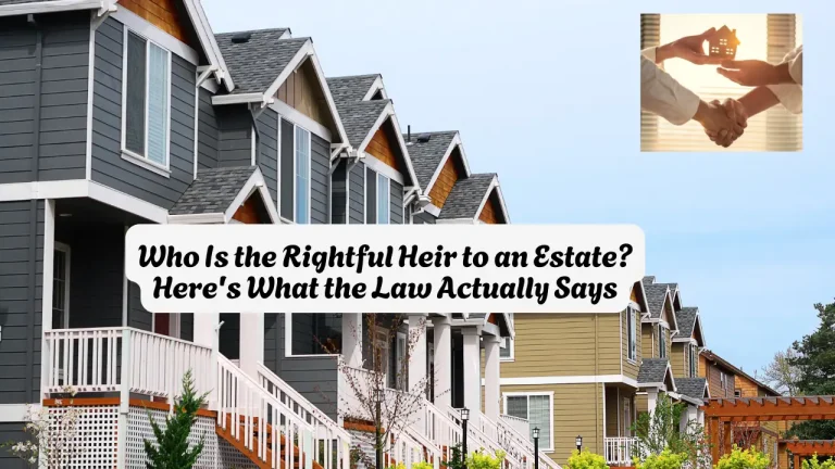 Who Is the Rightful Heir to an Estate Here's What the Law Actually Says