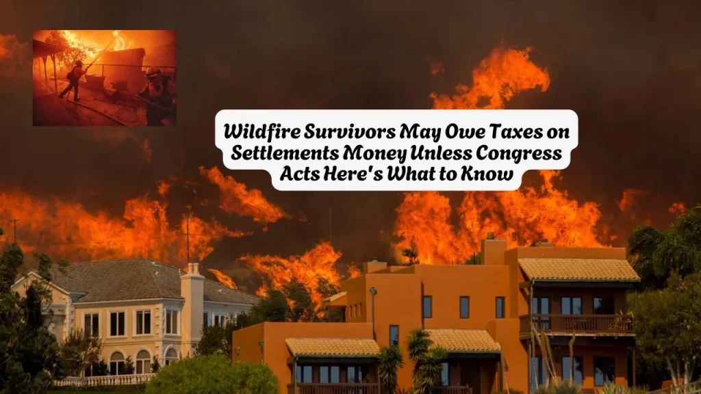 Wildfire Survivors May Owe Taxes on Settlements Money Unless Congress Acts Here's What to Know