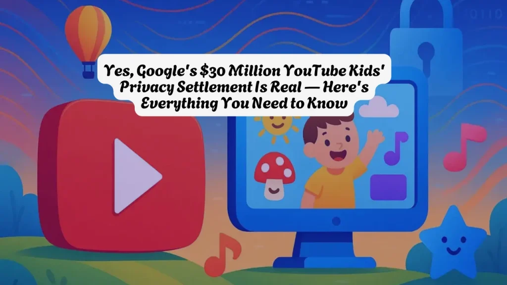 Yes, Google's $30 Million YouTube Kids' Privacy Settlement Is Real Here's Everything You Need to Know