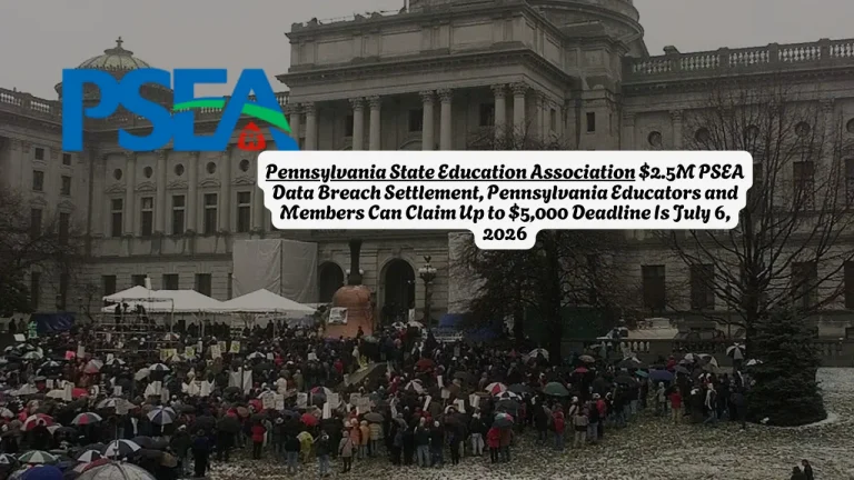 Pennsylvania State Education Association $2.5M PSEA Data Breach Settlement, Pennsylvania Educators and Members Can Claim Up to $5,000 Deadline Is July 6, 2026