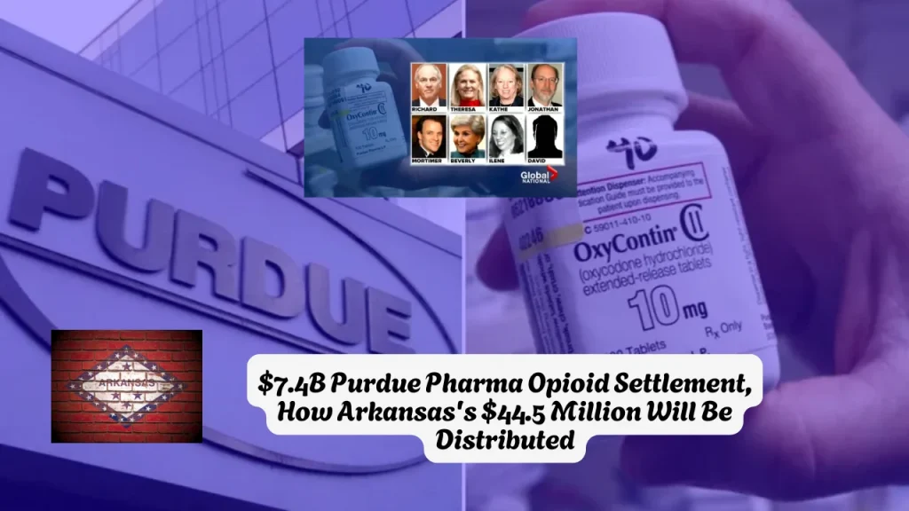 $7.4B Purdue Pharma Opioid Settlement, How Arkansas's $44.5 Million Will Be Distributed