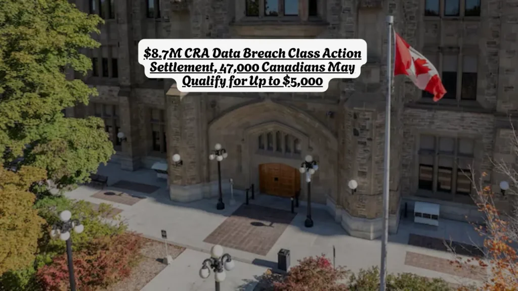 $8.7M CRA Data Breach Class Action Settlement, 47,000 Canadians May Qualify for Up to $5,000