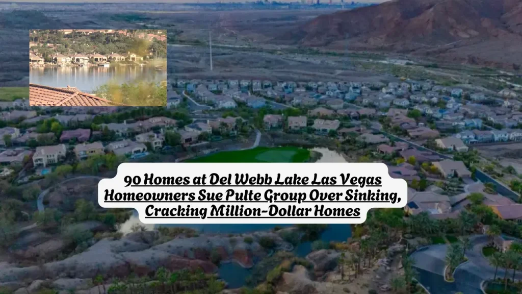 90 Homes at Del Webb Lake Las Vegas Homeowners Sue Pulte Group Over Sinking, Cracking Million-Dollar Homes