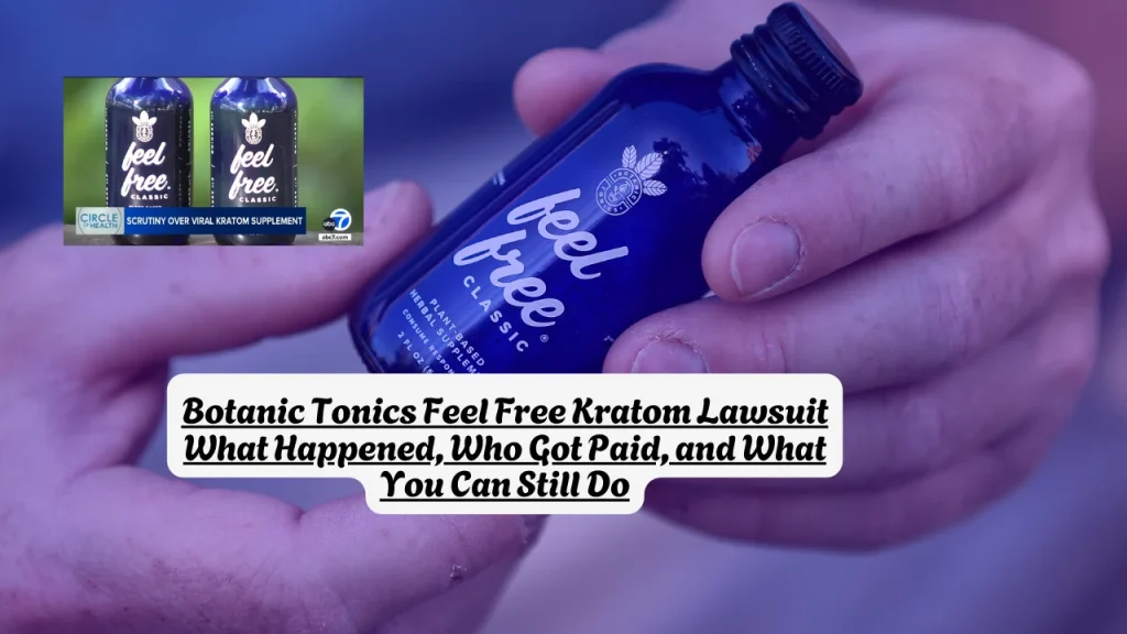 Botanic Tonics Feel Free Kratom Lawsuit What Happened, Who Got Paid, and What You Can Still Do