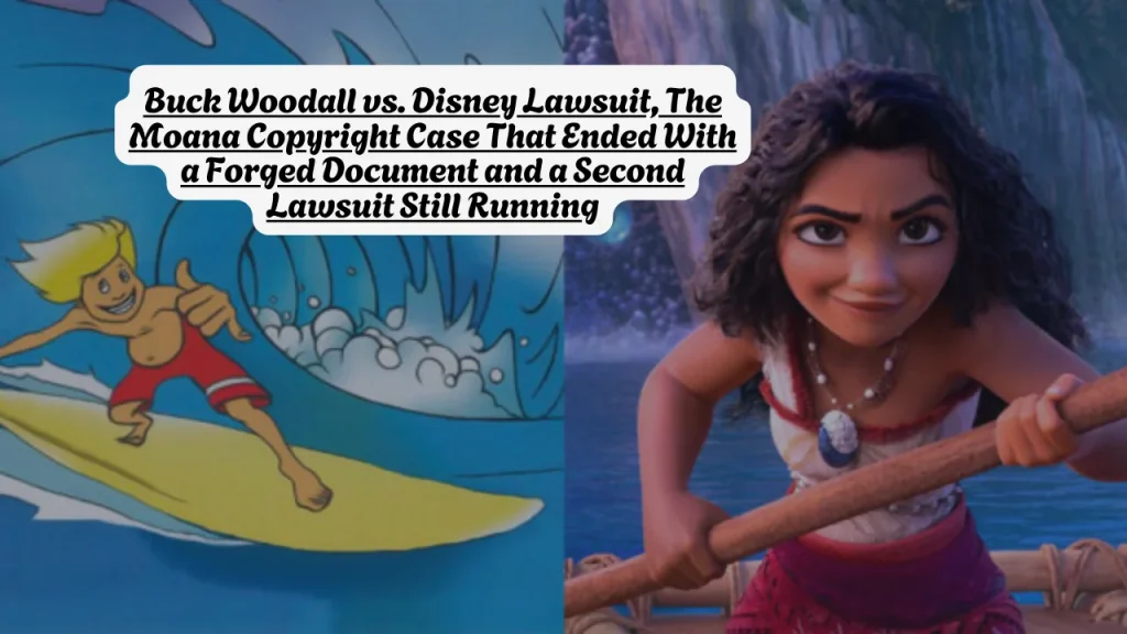 Buck Woodall vs. Disney Lawsuit, The Moana Copyright Case That Ended With a Forged Document and a Second Lawsuit Still Running