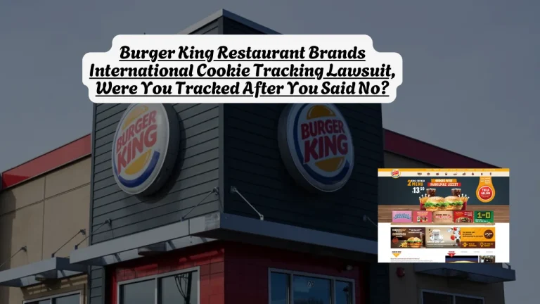 Burger King Restaurant Brands International Cookie Tracking Lawsuit, Were You Tracked After You Said No?