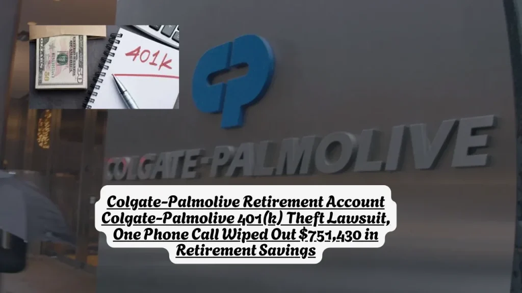 Colgate-Palmolive Retirement Account Colgate-Palmolive 401(k) Theft Lawsuit, One Phone Call Wiped Out $751,430 in Retirement Savings