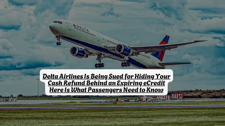 Delta Airlines Is Being Sued for Hiding Your Cash Refund Behind an Expiring eCredit Here Is What Passengers Need to Know