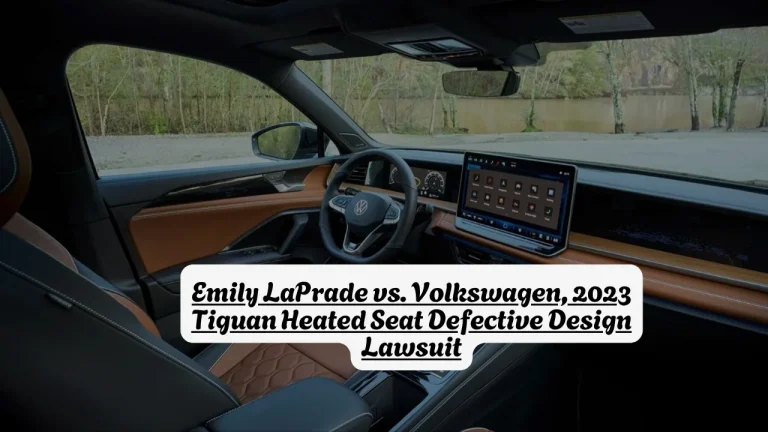 Emily LaPrade vs. Volkswagen, 2023 Tiguan Heated Seat Defective Design Lawsuit
