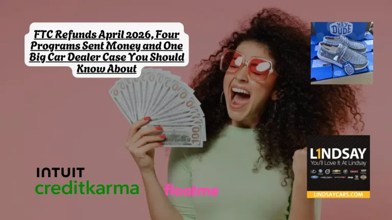 FTC Refunds April 2026, Four Programs Sent Money and One Big Car Dealer Case You Should Know About