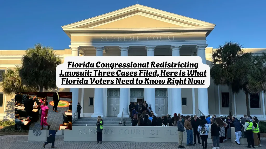 Florida Congressional Redistricting Lawsuit Three Cases Filed, Here Is What Florida Voters Need to Know Right Now