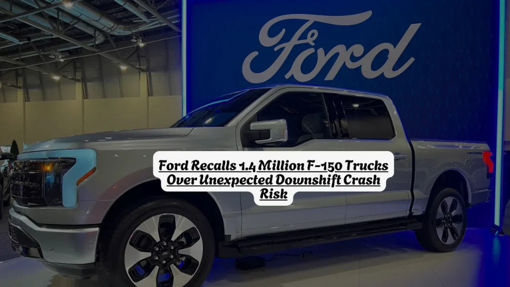 Ford Recalls 1.4 Million F-150 Trucks Over Unexpected Downshift Crash Risk