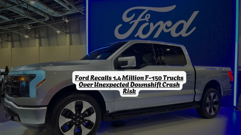 Ford Recalls 1.4 Million F-150 Trucks Over Unexpected Downshift Crash Risk