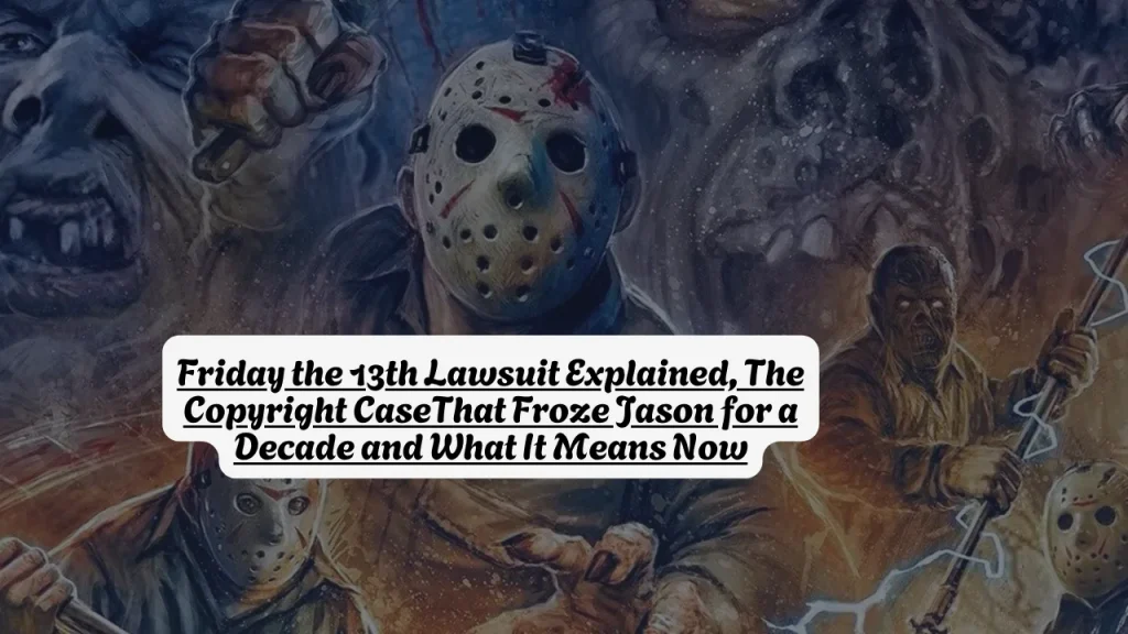 Friday the 13th Lawsuit Explained, The Copyright CaseThat Froze Jason for a Decade and What It Means Now