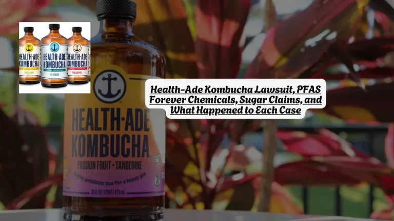 Health-Ade Kombucha Lawsuit, PFAS Forever Chemicals, Sugar Claims, and What Happened to Each Case