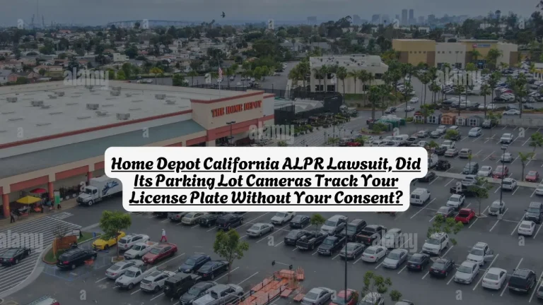 Home Depot California ALPR Lawsuit, Did Its Parking Lot Cameras Track Your License Plate Without Your Consent?