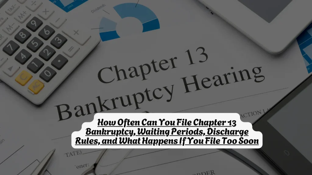 How Often Can You File Chapter 13 Bankruptcy, Waiting Periods, Discharge Rules, and What Happens If You File Too Soon