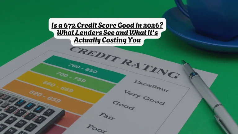 Is a 672 Credit Score Good in 2026? What Lenders See and What It's Actually Costing You