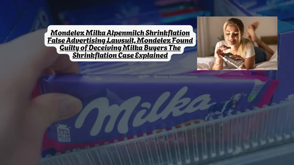 Mondelez Milka Alpenmilch Shrinkflation False Advertising Lawsuit, Mondelez Found Guilty of Deceiving Milka Buyers The Shrinkflation Case Explained