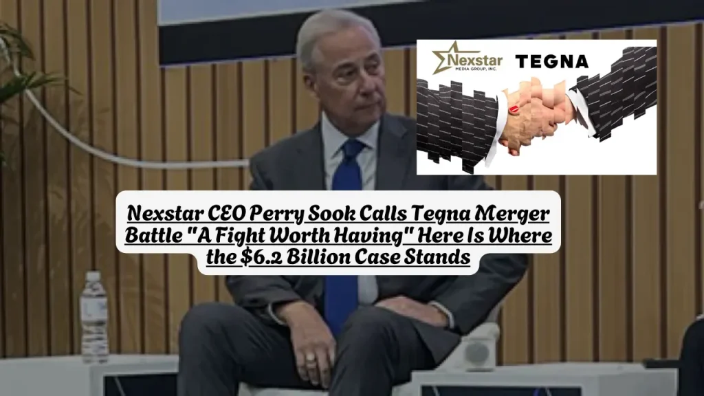 Nexstar CEO Perry Sook Calls Tegna Merger Battle "A Fight Worth Having" Here Is Where the $6.2 Billion Case Stands