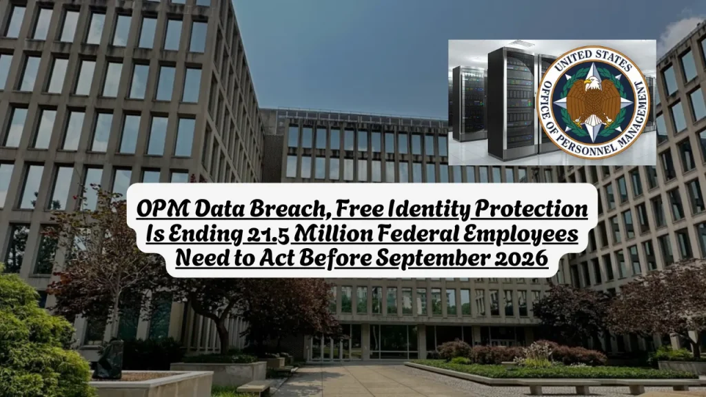 OPM Data Breach, Free Identity Protection Is Ending 21.5 Million Federal Employees Need to Act Before September 2026