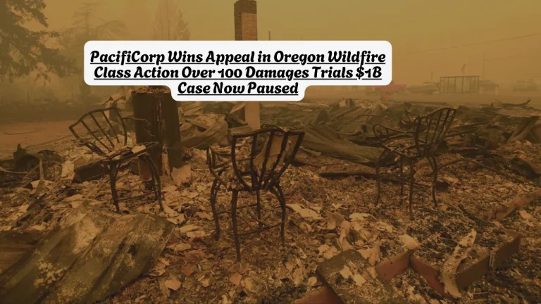 PacifiCorp Wins Appeal in Oregon Wildfire Class Action Over 100 Damages Trials  $1B Case Now Paused