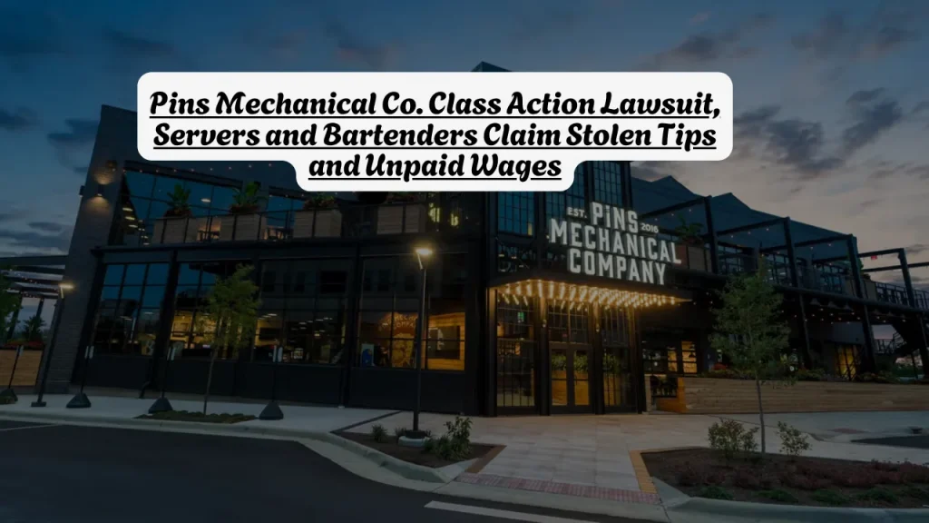 Pins Mechanical Co. Class Action Lawsuit, Servers and Bartenders Claim Stolen Tips and Unpaid Wages