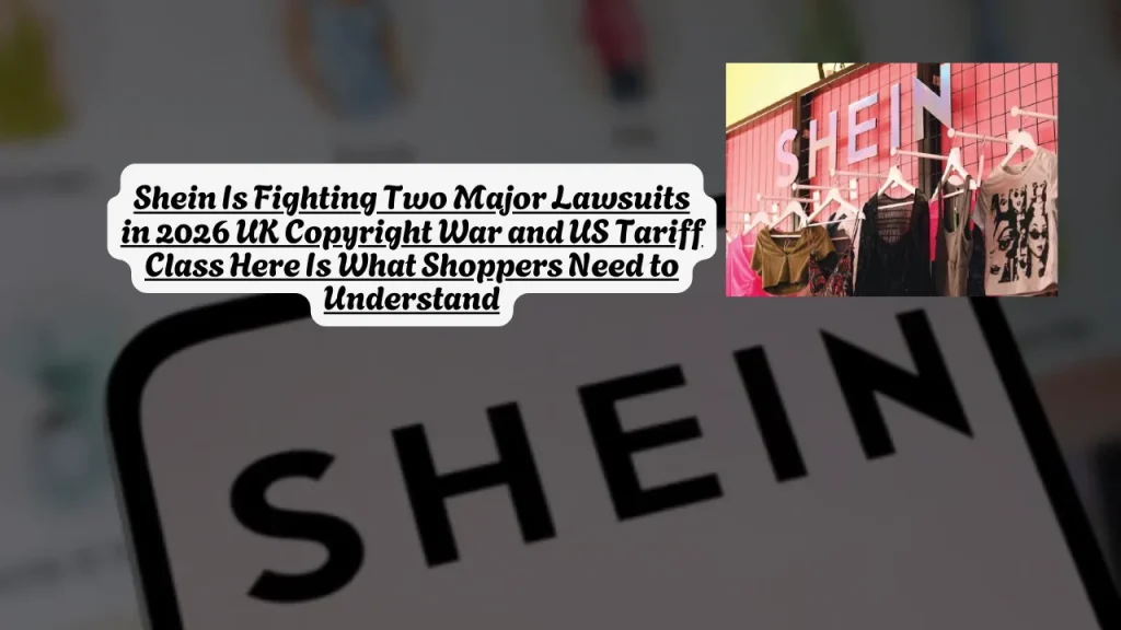 Shein Is Fighting Two Major Lawsuits in 2026 UK Copyright War and US Tariff Class Here Is What Shoppers Need to Understand
