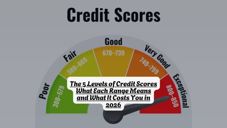 The 5 Levels of Credit Scores What Each Range Means and What It Costs You in 2026