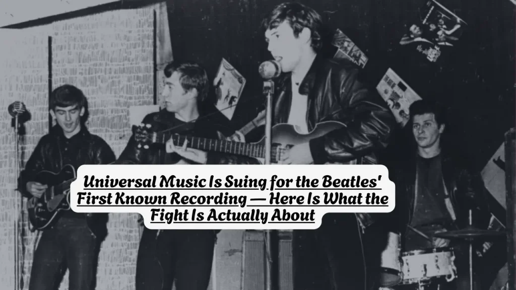 Universal Music Is Suing for the Beatles' First Known Recording Here Is What the Fight Is Actually About