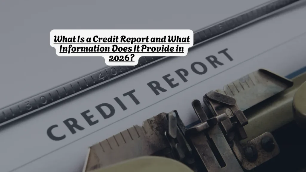What Is a Credit Report and What Information Does It Provide in 2026?