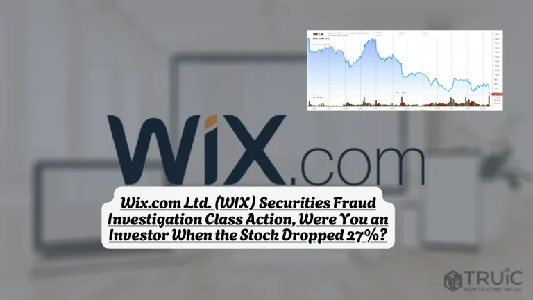 Wix.com Ltd. (WIX) Securities Fraud Investigation Class Action, Were You an Investor When the Stock Dropped 27%?