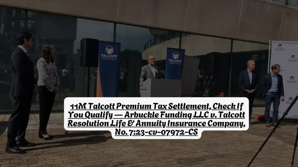 11M Talcott Premium Tax Settlement, Check If You Qualify — Arbuckle Funding LLC v. Talcott Resolution Life & Annuity Insurance Company, No. 7:23-cv-07972-CS