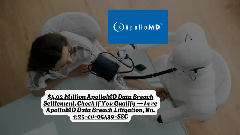 $4.02 Million ApolloMD Data Breach Settlement, Check If You Qualify — In re ApolloMD Data Breach Litigation, No. 1 25-cv-05439-SEG