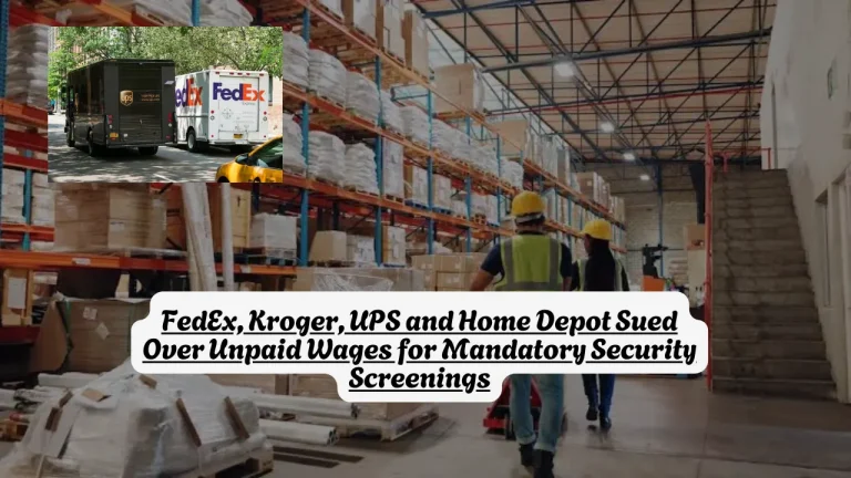 FedEx, Kroger, UPS and Home Depot Sued Over Unpaid Wages for Mandatory Security Screenings