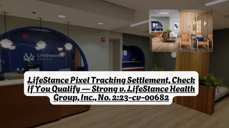 LifeStance Pixel Tracking Settlement: Check If You Qualify — Strong v. LifeStance Health Group, Inc., No. 2:23-cv-00682
